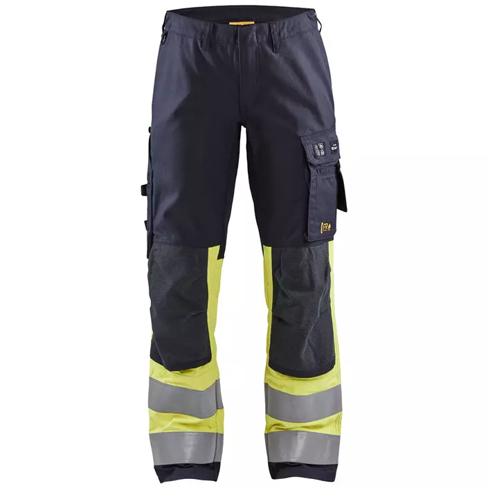 Blåkläder Multinorm women´s work trousers, Marine/Hi-Vis yellow, large image number 0