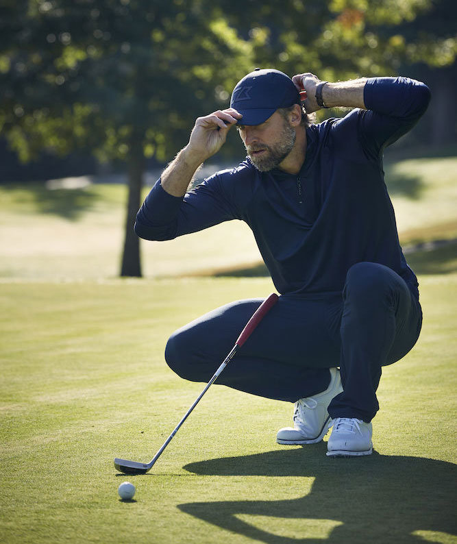 Cutter & Buck Coos Bay halfzip genser, M&oslash;rkebl&aring;, large image number 4