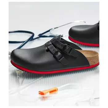 Birkenstock Kay SL Regular Fit sandaler, Sort/Rød