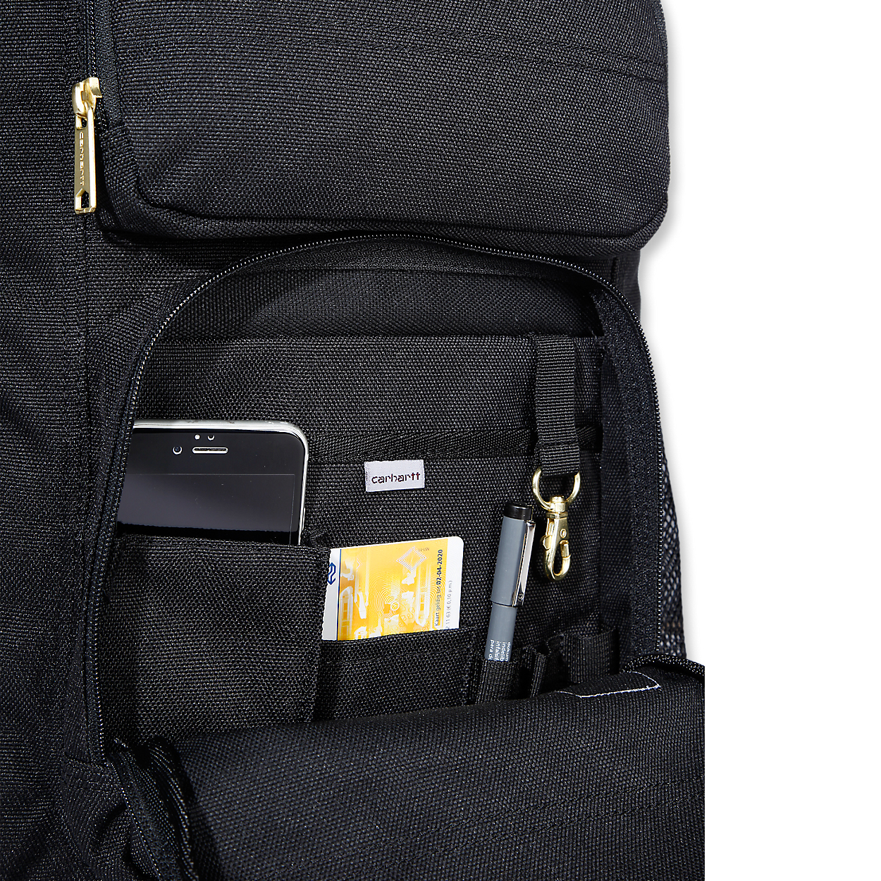 Carhartt Single Compartment ryggsekk 27L, Black, Black, large image number 3