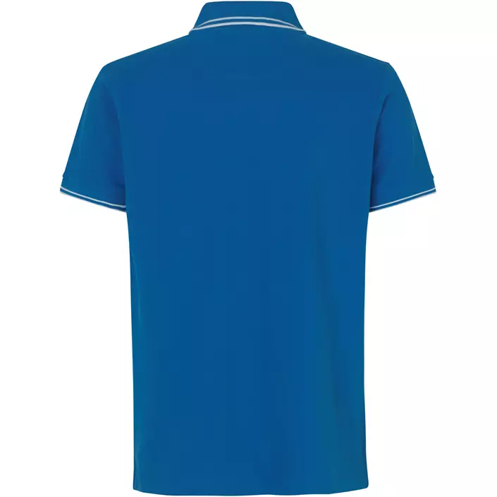 ID Stretch poloshirt with contrast, Azure, large image number 1