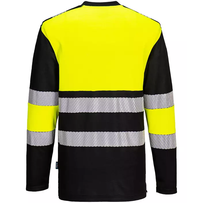 Portwest PW3 long-sleeved T-shirt, Hi-vis Yellow/Black, large image number 1