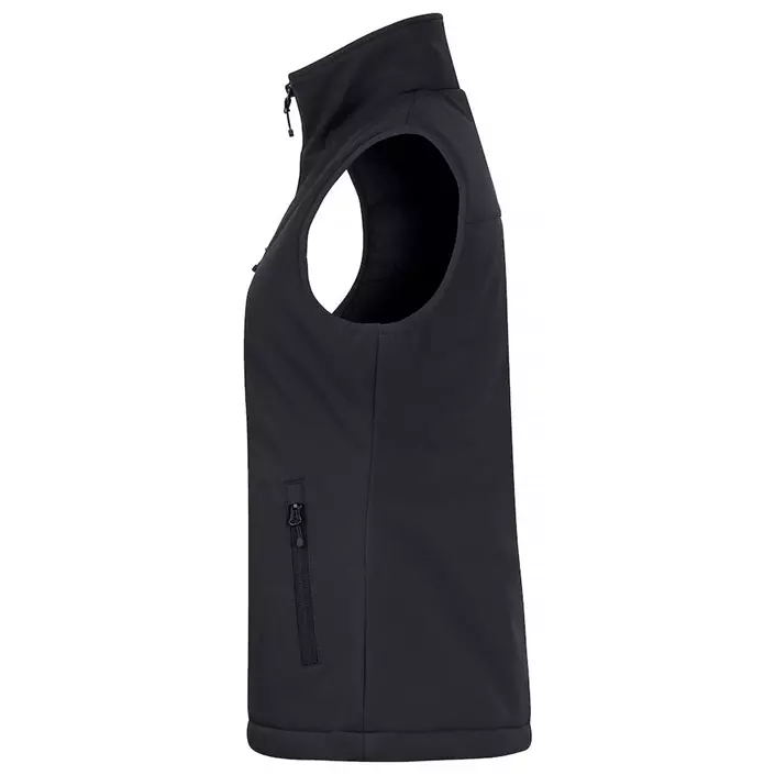 Clique lined women's softshell vest, Black, large image number 2