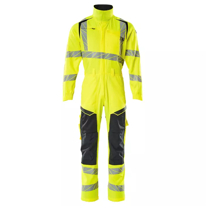 Mascot Accelerate Safe coverall, Hi-Vis Yellow/Dark Marine, large image number 0