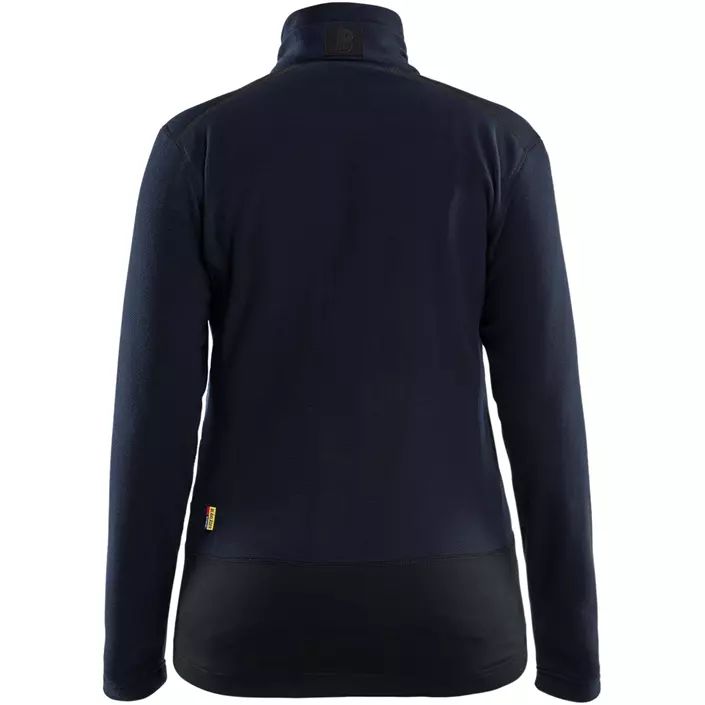 Blåkläder Unite Damen Microfleece Pullover, Dunkel Marine Blau/Schwarz, large image number 1