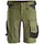 Snickers AllroundWork work shorts 6143, Khaki Green/Black, Khaki Green/Black, swatch