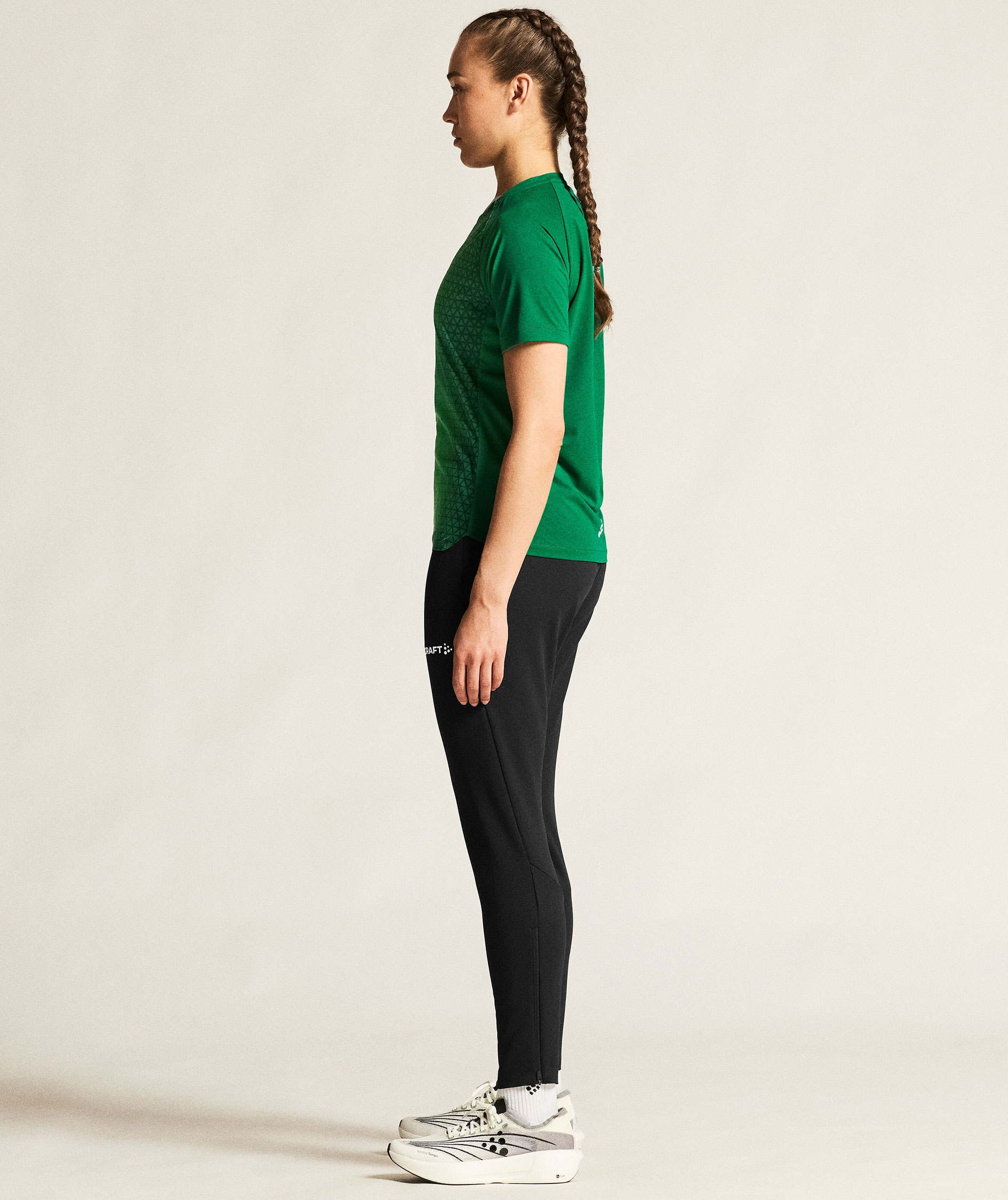 Craft Extend 2.0 Graphic dame T-shirt, Team green, large image number 9