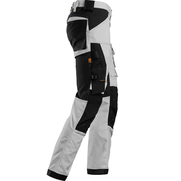 Snickers AllroundWork work trousers 6341, White/Black, large image number 4