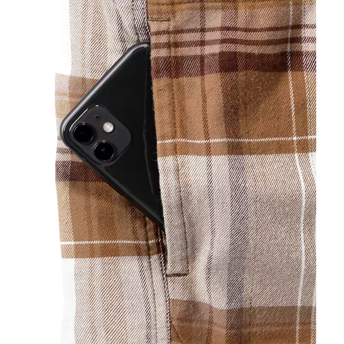 Carhartt foret flannel skjortejakke, Carhartt Brown, large image number 4