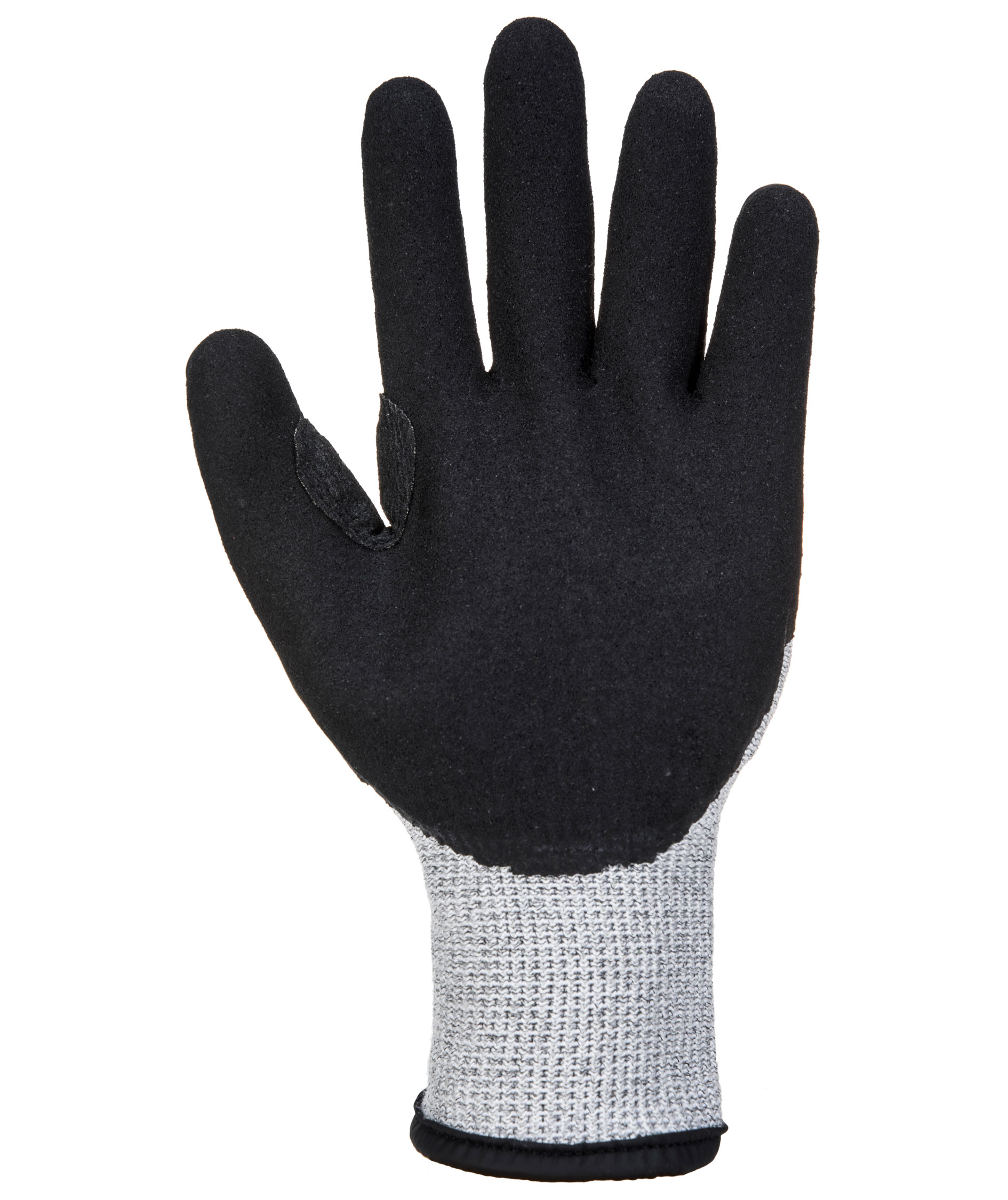 Portwest A729 Anti impact cut resistant thermal gloves Cut C, Grey/Black