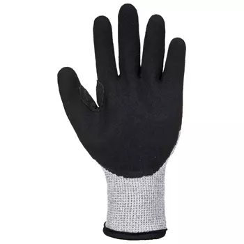 Portwest A729 Anti impact cut resistant thermal gloves Cut C, Grey/Black