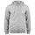Clique Premium OC Kapuzensweatshirt mit Reißverschluss, Grau Meliert, Grau Meliert, swatch