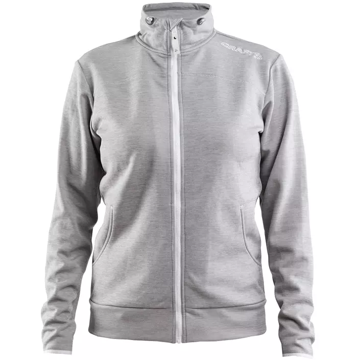 Craft Leisure women's sweatjacket, Grey Melange, large image number 0