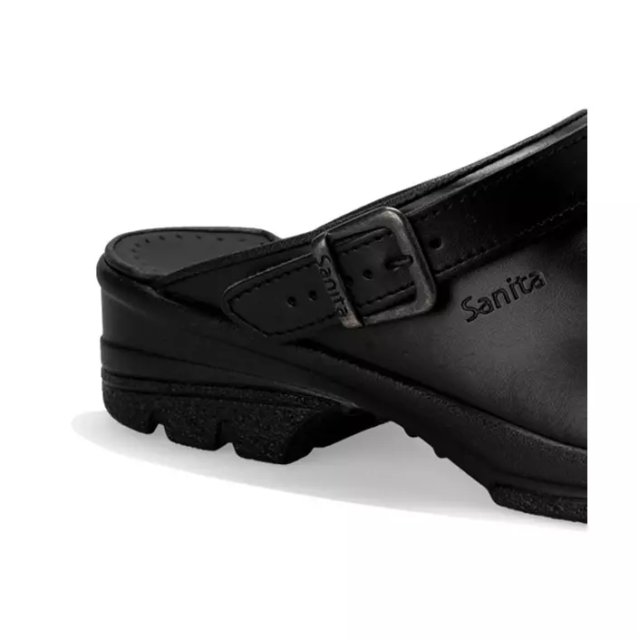 Sanita San Duty clogs with heel strap OB, Black, large image number 2