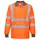 Portwest langærmet polo T-shirt, Hi-vis Orange, Hi-vis Orange, swatch