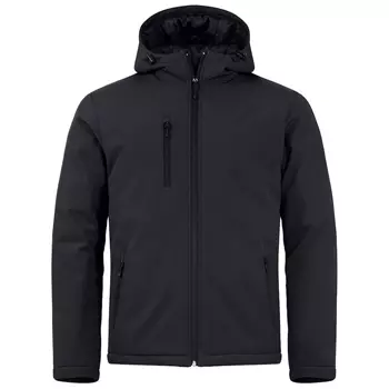Clique lined softshell jacket, Black