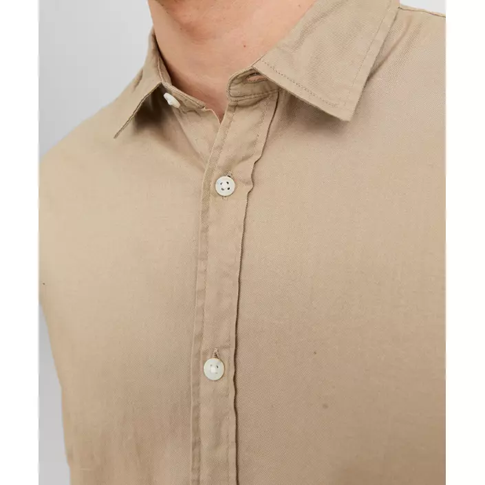 Jack & Jones JJEGINGHAM Slim fit twill skogsarbetare skjorta, Crockery Solid, large image number 3