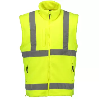 Ocean 2-in-1 fleece jacket, Hi-Vis Yellow