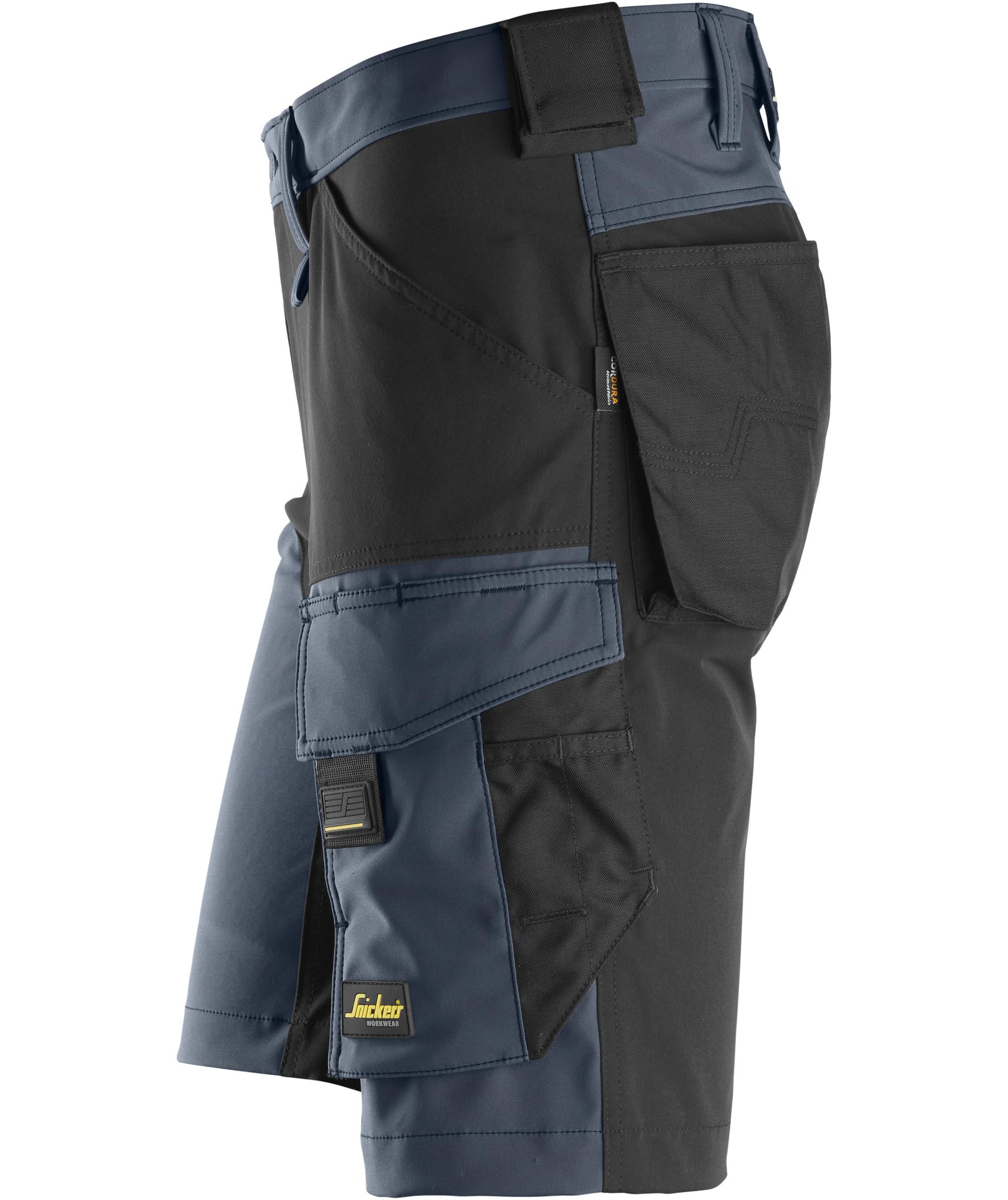 Snickers AllroundWork arbejdsshorts 6173, Navy/black, large image number 4