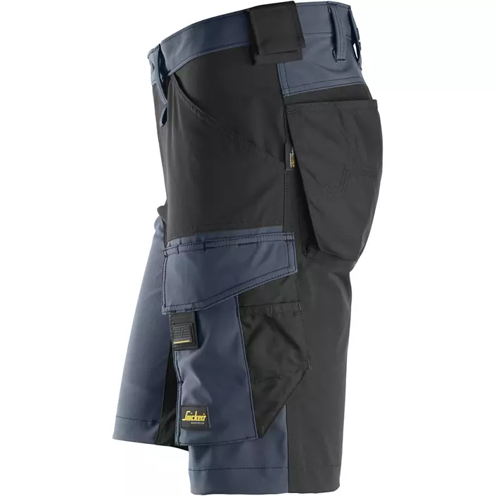 Snickers AllroundWork arbejdsshorts 6173, Navy/black, large image number 4