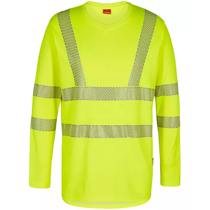 Engel Safety long-sleeved T-shirt, Yellow, large image number 0