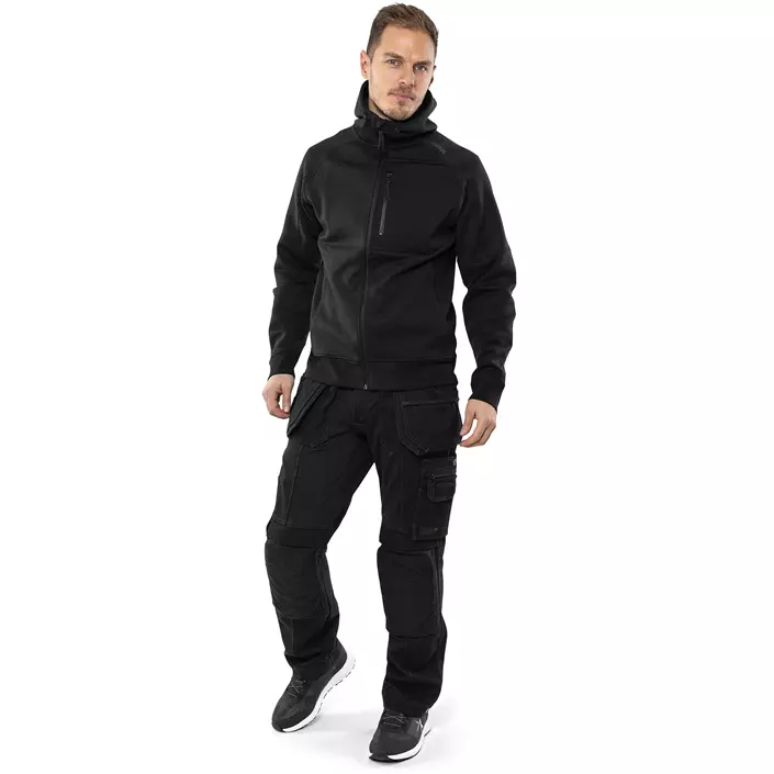 Fristads sweat jacket 7831 GKI, Black, large image number 1