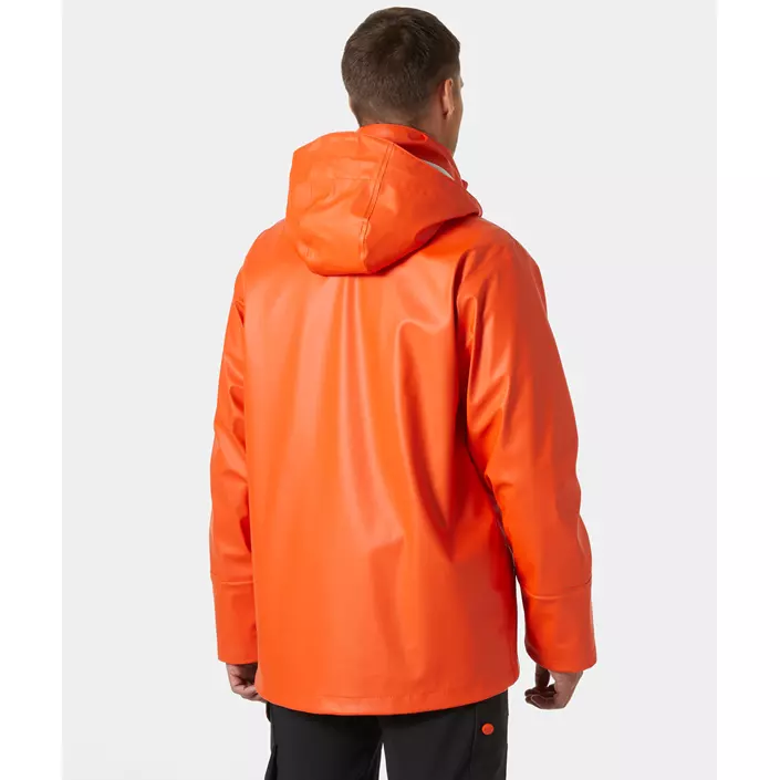 Helly Hansen Gale regnjakke, Mørk Orange, large image number 3