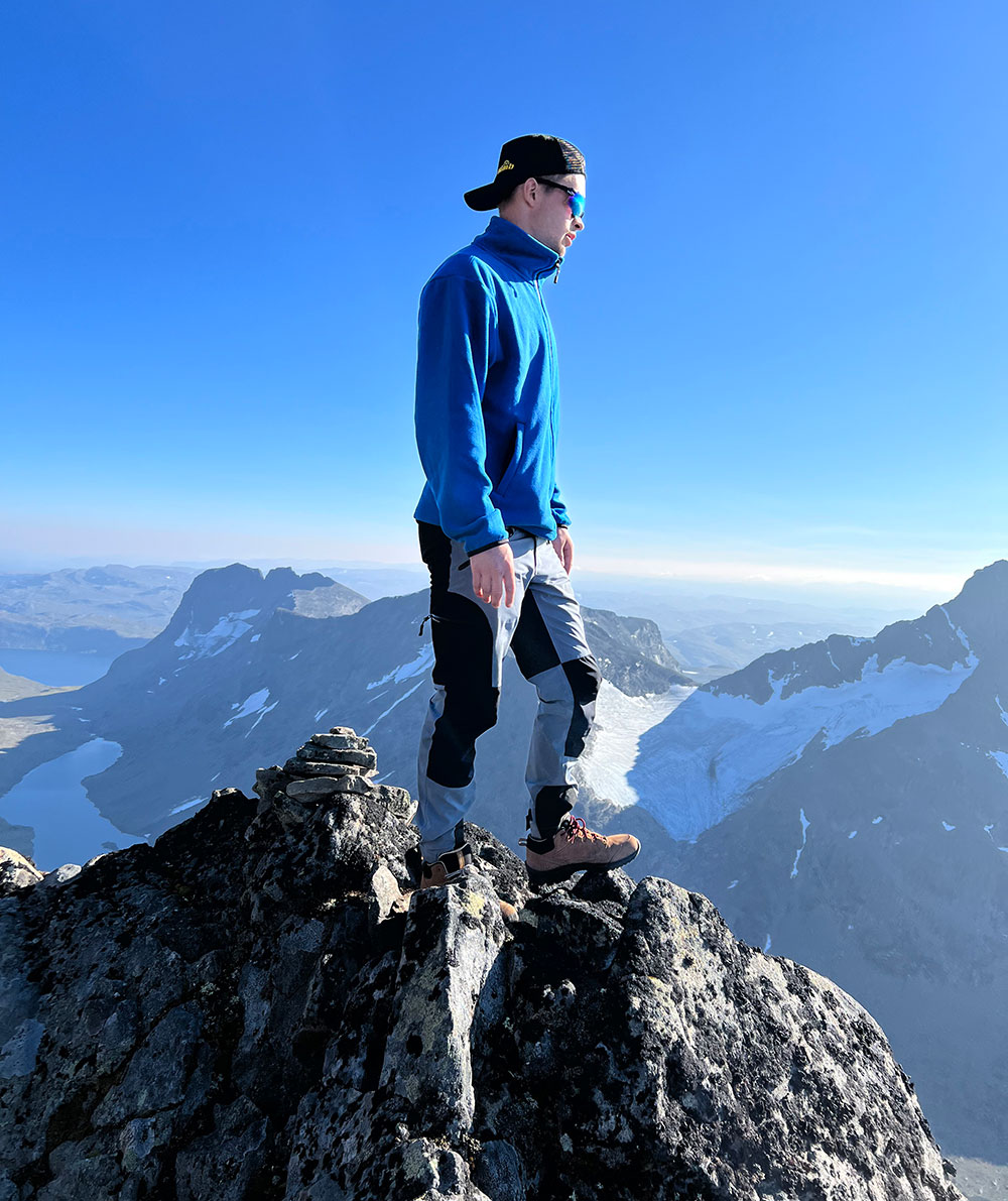 YOU Alaska fleecejacka, Kornbl&aring;, large image number 3