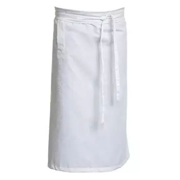Nybo Workwear forkle med lommer, Hvit