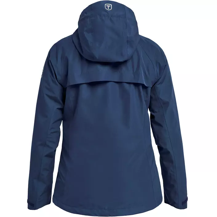 Tenson Westing dame regnjakke, Mørkeblå, large image number 2