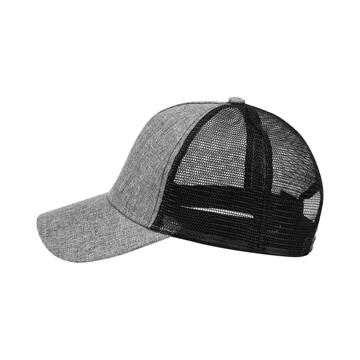 Karlowsky Trucker mesh cap, Gråmeleret/sort, Gråmeleret/sort, large image number 3