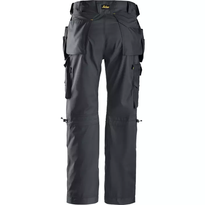Snickers craftsman trousers 3223, Steel Grey/Black, large image number 1