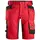 Snickers AllroundWork håndværkershorts 6141, Chili Red/Black, Chili Red/Black, swatch