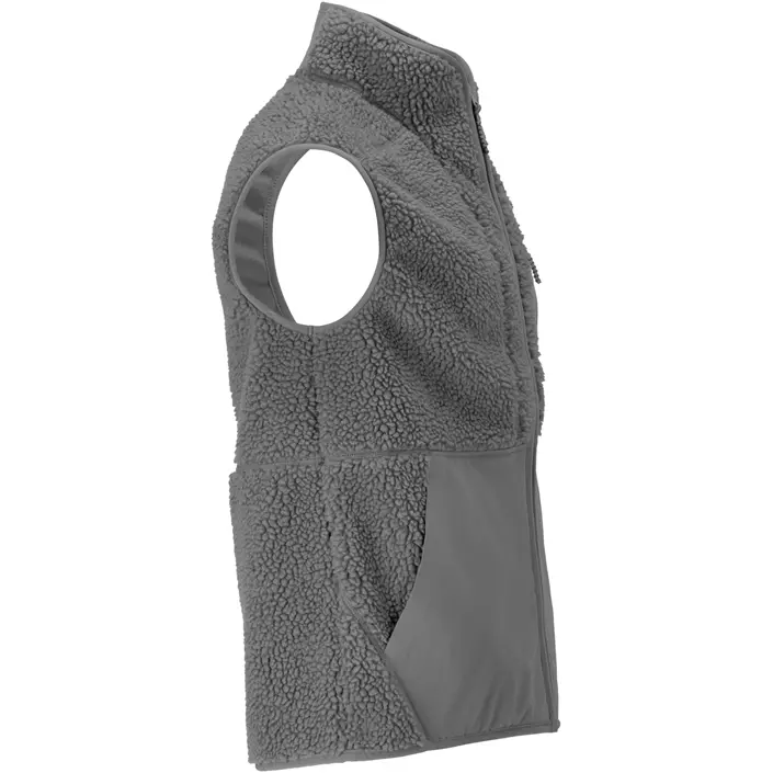 Mascot Customized fibre pile vest, Stone grey, large image number 2