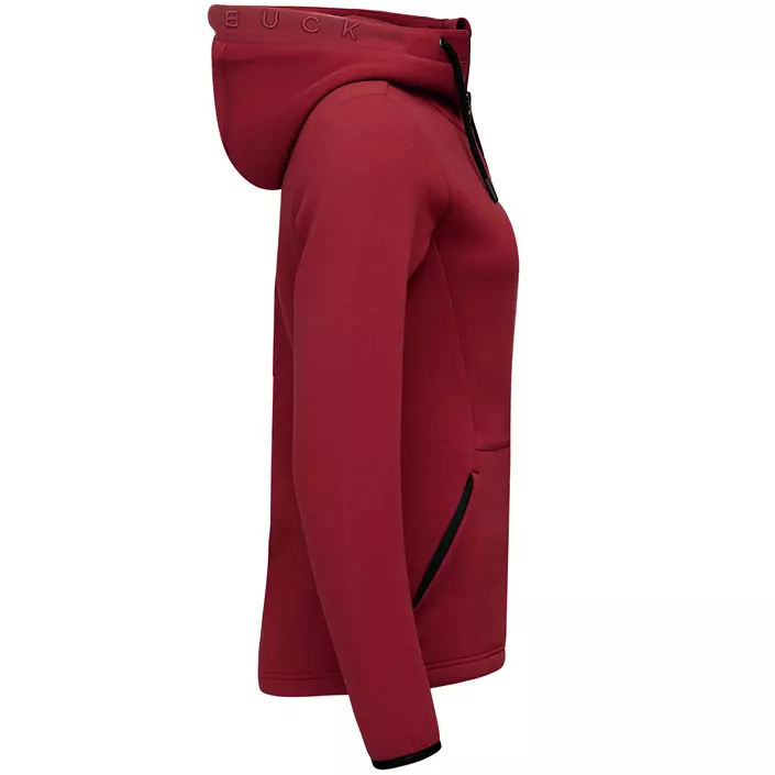 Cutter & Buck Pemberton hoodie dam, Vinröd, large image number 2