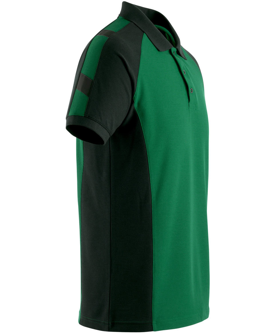 Mascot Unique polo shirt, Green/Black, Green/Black, large image number 3