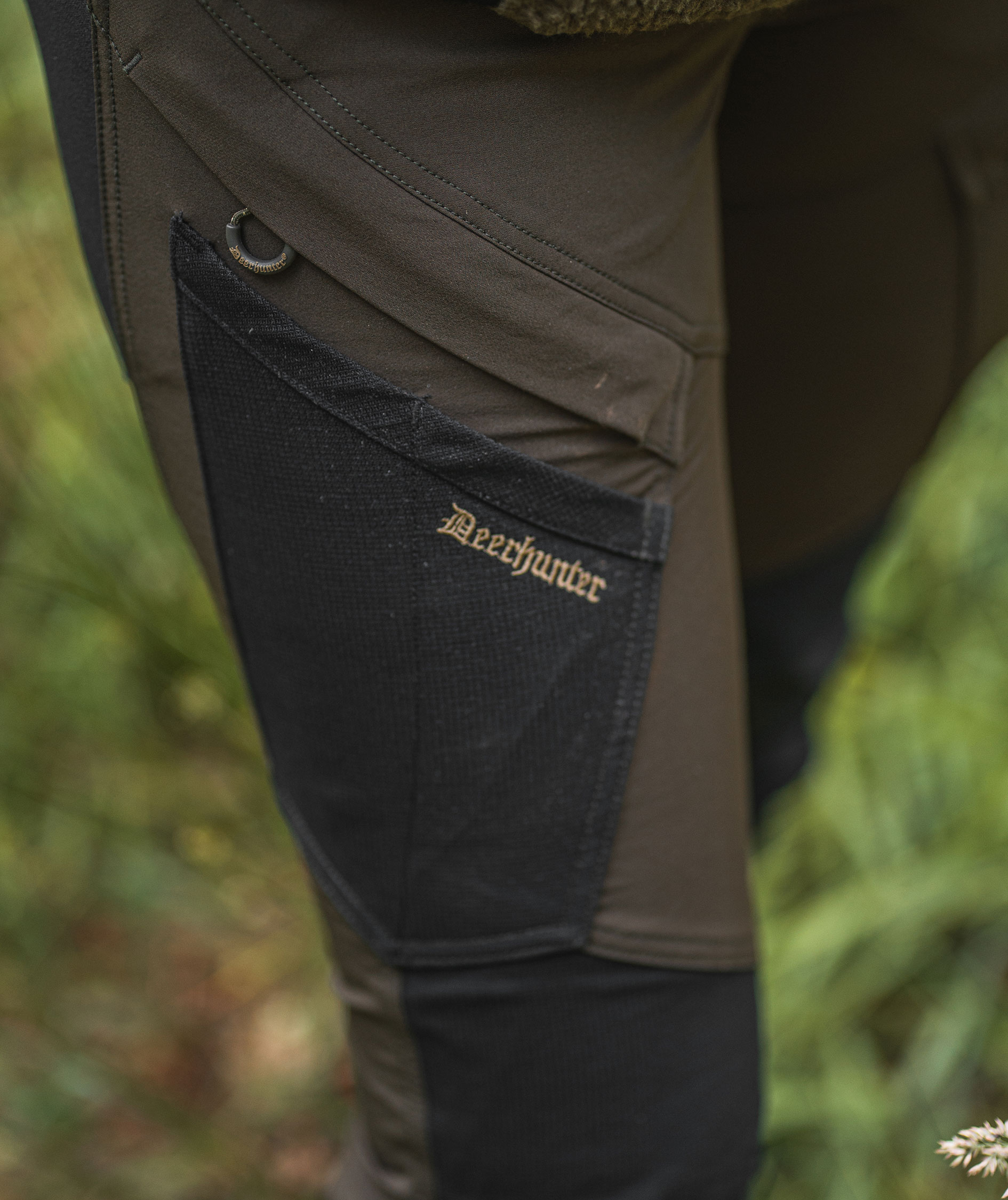 Deerhunter Northward women's trousers, Bark Green/Black, large image number 5