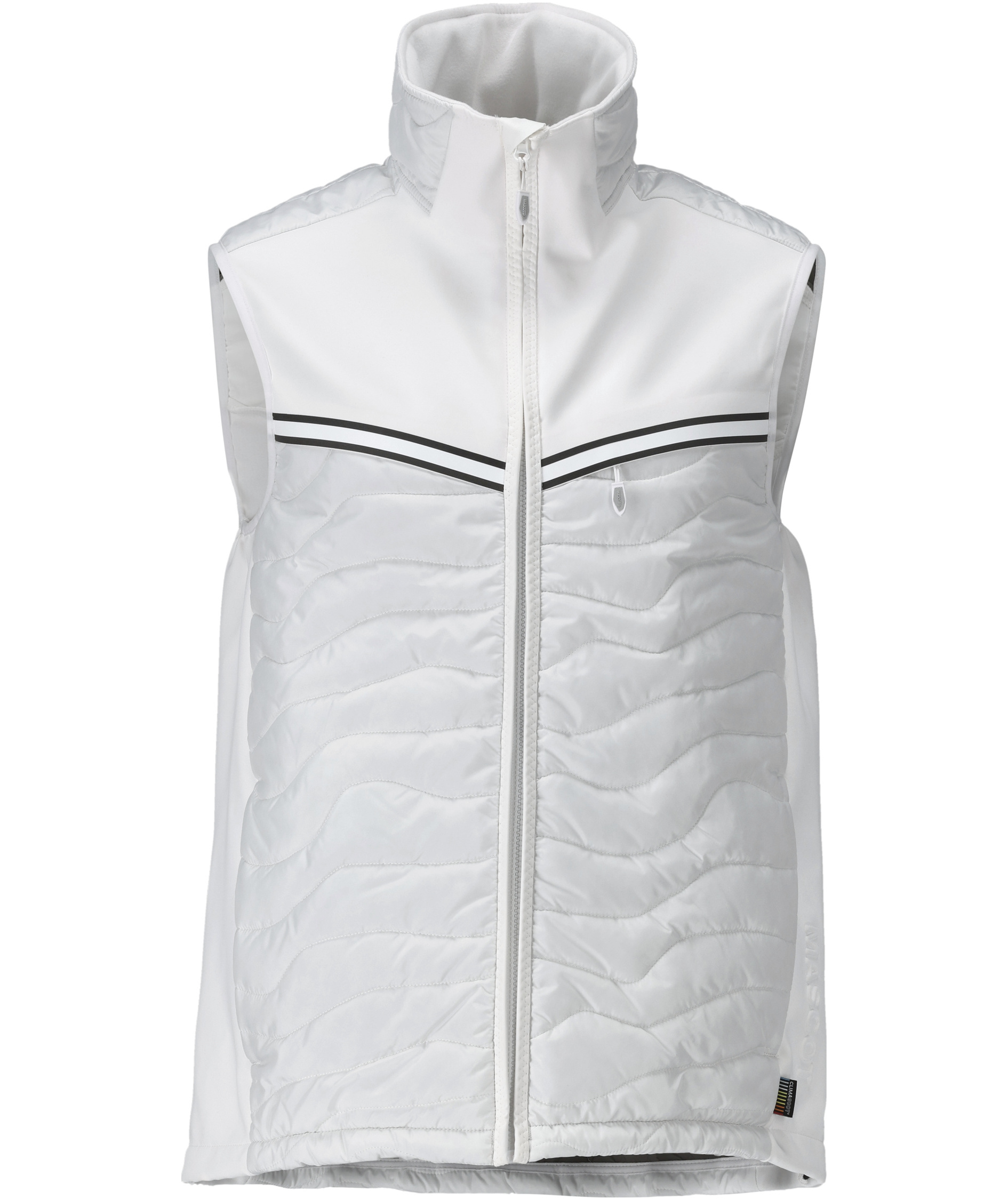 Mascot Customized quilted vest, White, large image number 0
