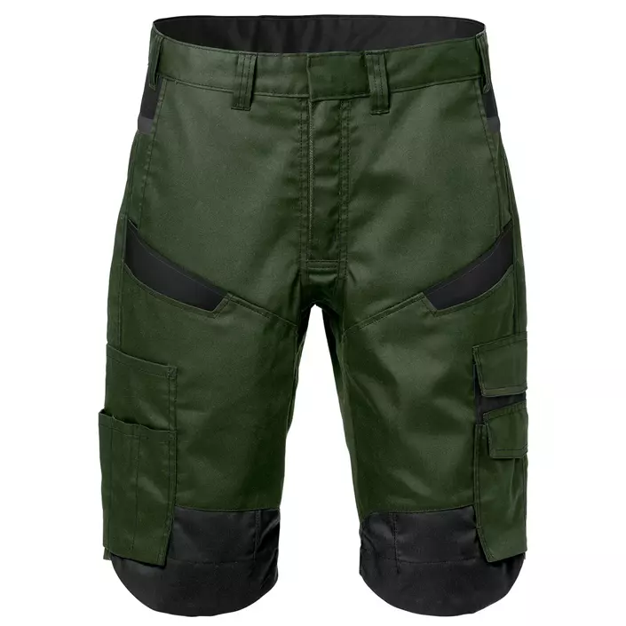 Fristads arbejdsshorts 2562, Armygrøn/Sort, large image number 0