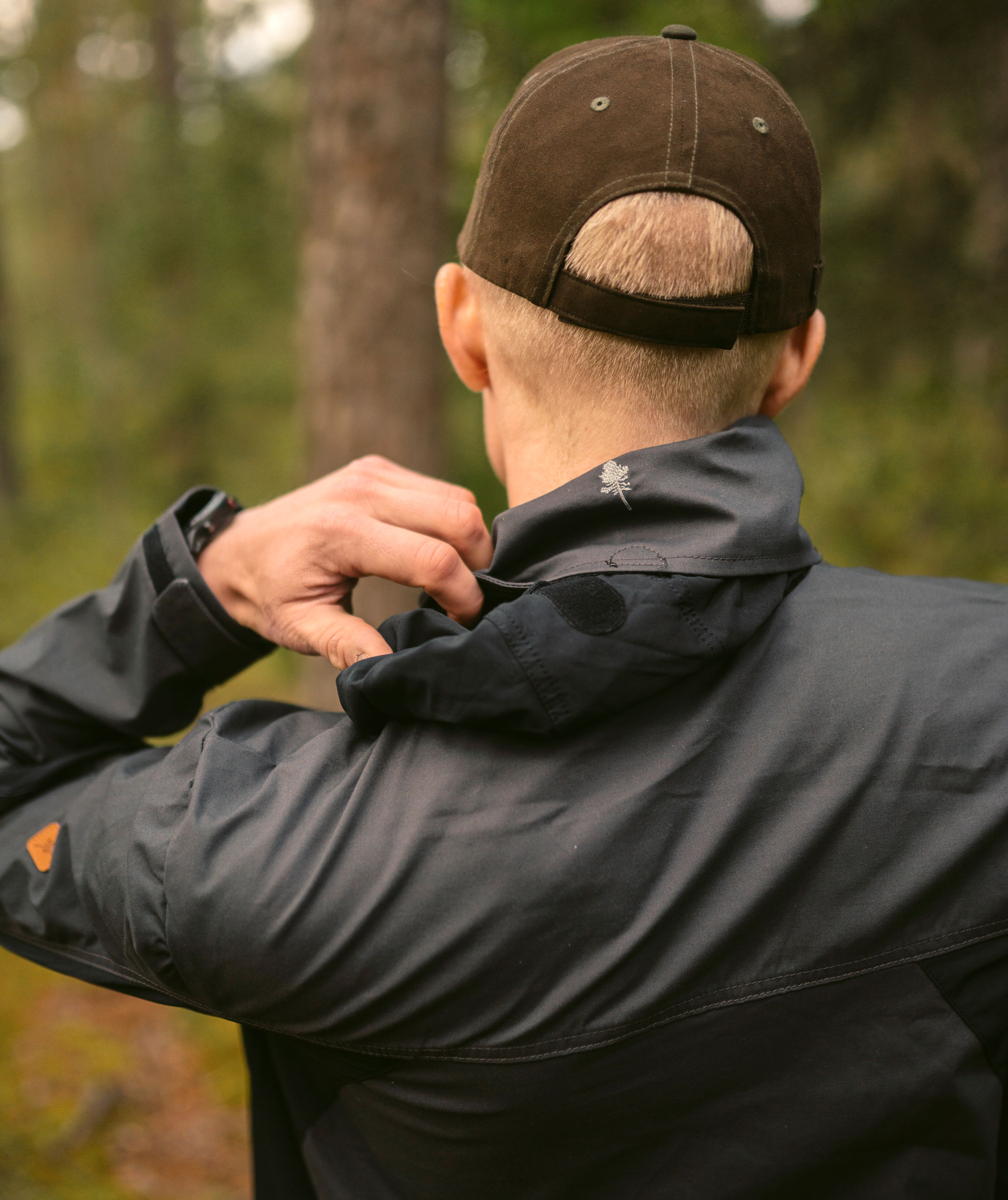 Pinewood Finnveden Trail Hybrid jakke, M&oslash;rk Antracit/Sort, large image number 7