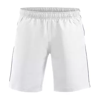 Clique Hollis sport shorts, White/Marine
