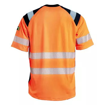 Tranemo T-shirt, Varsel Orange/Marinblå