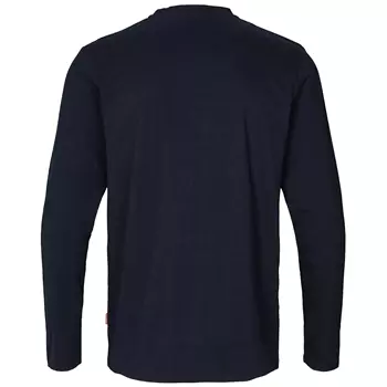 Kansas Apparel långärmad T-shirt, Mörk Marinblå