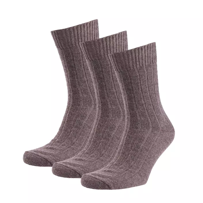 3-pack sokker med merinoull, Pinecone, large image number 0