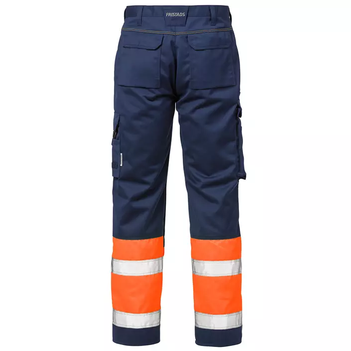 Fristads arbejdsbukser 213, Orange/Marine, large image number 1