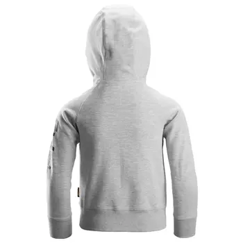 Snickers hoodie 7512  for kids, Light grey mottled