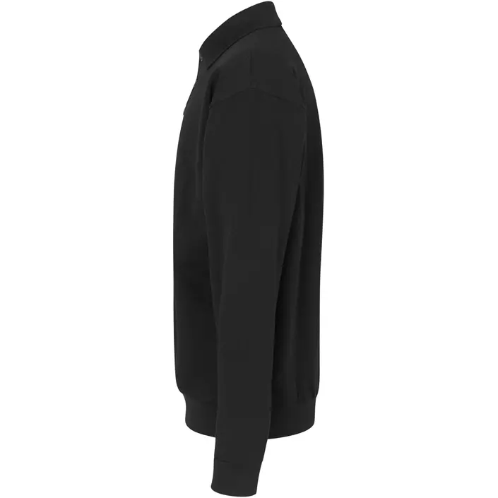 ID Classic long-sleeved Polo Sweatshirt, Black, large image number 2