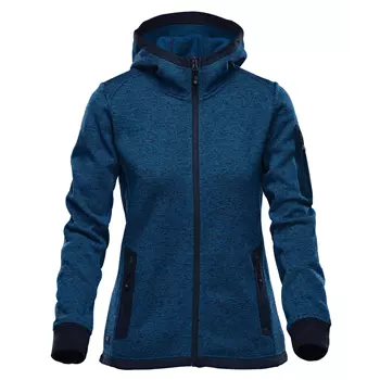 Stormtech Juneau women's knitted jacket, Blue Melange
