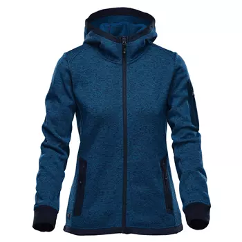 Stormtech Juneau women's knitted jacket, Blue Melange