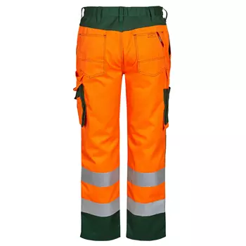 Engel Safety dame arbejdsbukser, Hi-vis Orange/Grøn